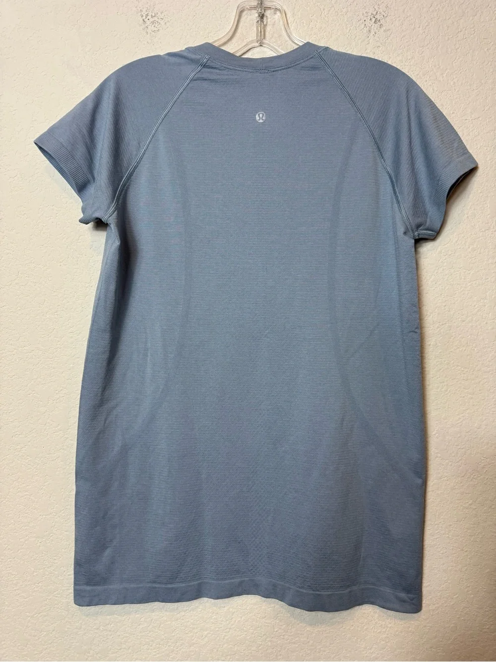 Lululemon Swiftly Tech Women’s Short Sleeve Active Tee Slate Blue Seamless sz 10